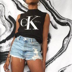 Calvin Klein logo Tank Top